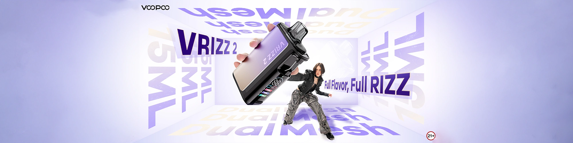 Double the Taste, Max the Capacity VOOPOO VRIZZ 2 PR Cover Image