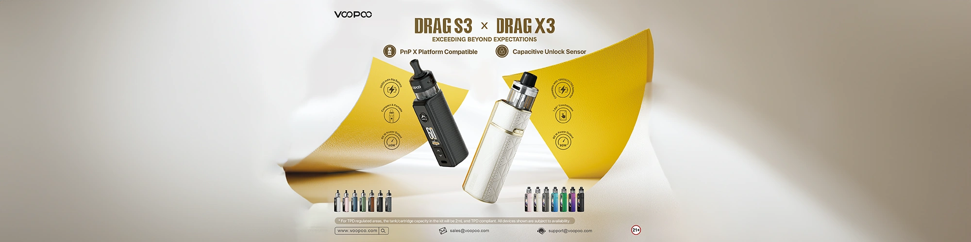 VOOPOO DRAG S3 and DRAG X3 PR Cover Image